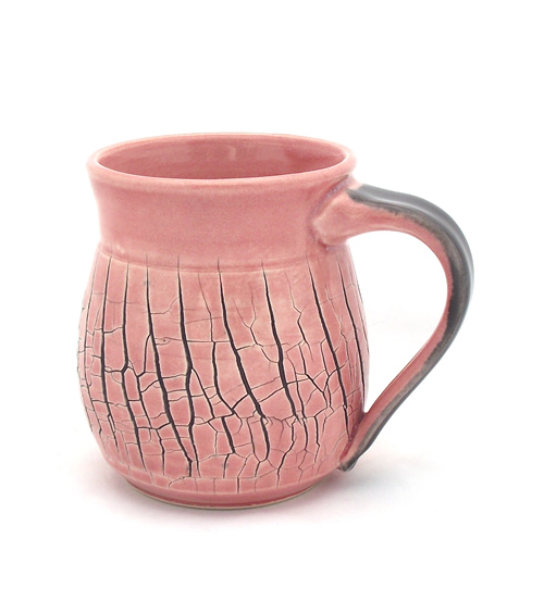 Crackle Pink Mug