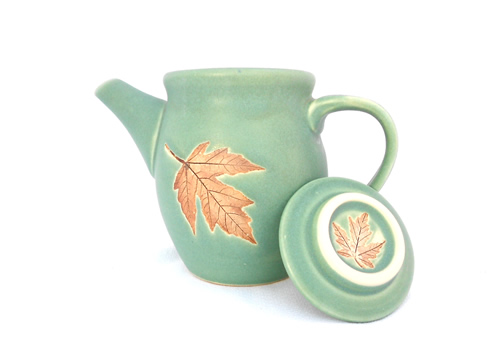 Teapot Leaf Green