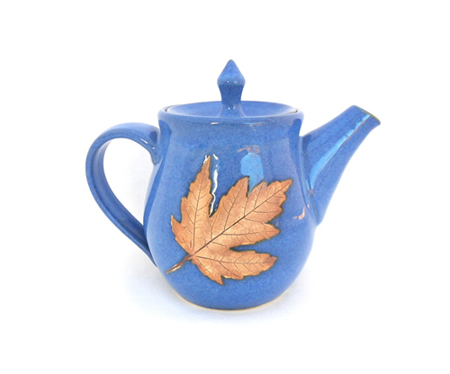 Teapot Leaff Blue